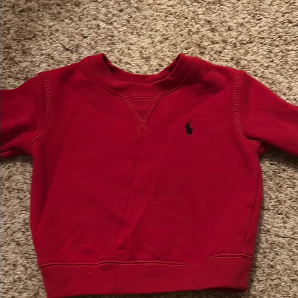 Ralph Lauren Kids Red Sweatshirt